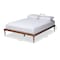 Baxton Studio Iseline Walnut Brown Finished Wood Queen Size Platform Bed Frame 156-9472 - alternate 8